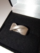 Handmade Original Design Thick Silver Ring Sterling Silver