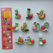 Snail Bob, Professions, Extra Kinder Surprise   Full set