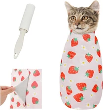 Supet Cat Grooming Wrap for Cutting Nails, 2025 Self-Adherent Cat Wrap, Anti-Esc