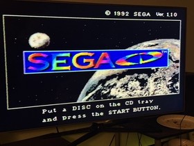 sega genesis console model 1& sega cd model 1 working w/ orig power cords