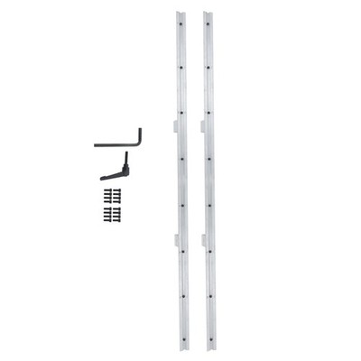 With 4× SBR20UU Square Type Bearings Block 2× SBR20-1500mm Linear Shaft Rail