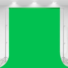 Green Screen Backdrop 10 x 7 FT Chromakey Fabric for Photography Video