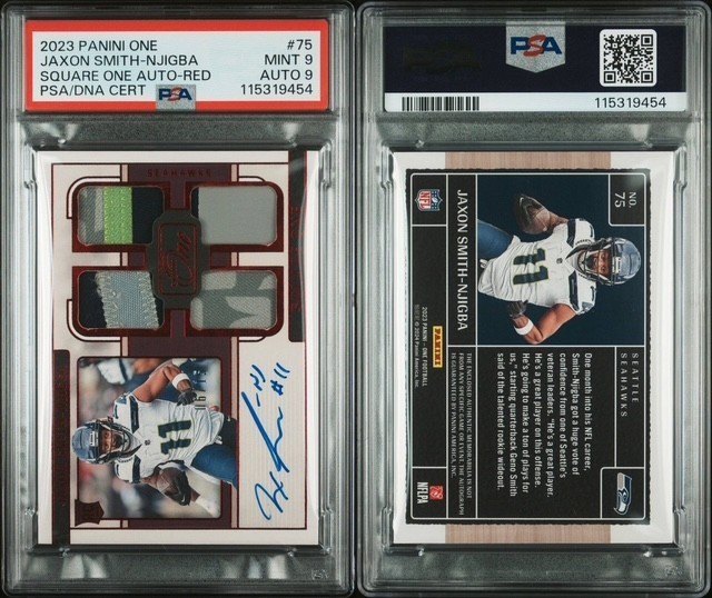 Football Pack - JSN Panini One Rookie Patch Auto /49 PSA 9 - 50 Pack Series