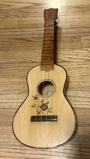 Vintage Japanese Ukulele. Soprano Plum Blossoms. Hand Painted. Beautiful