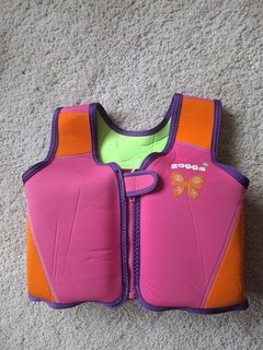 Zoggs Pink Children's Swim Vest Ages 4 5 18 25kg