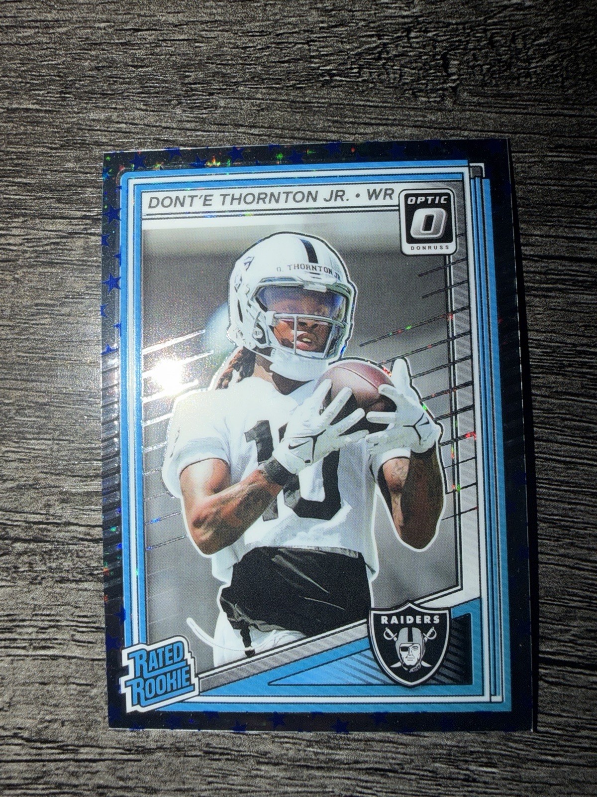 2025 Panini Optic Dont’e Thornton Jr #279 Rated Rookies Holo Stars Prizm (RC)