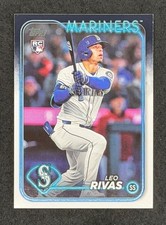 Leo Rivas RC Topps Update US279 2024 Mariners Rookie Card