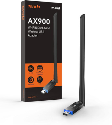 Tenda AX900 Wifi Adapter Wifi 6- Dual-Band 600Mbps 5Ghz/ 286Mbps 2.4Ghz, 6Dbi Hi