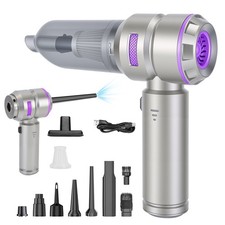 Handheld Vacuum Cleaner 6000mAh Rechargeable 4In1 Air Duster for Car Office Home