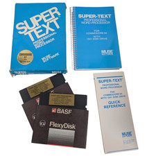 VTG 80s Super-Text Super Text Professional Word Processor Commodore 64 MUSE