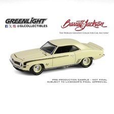 1/64 BARRETT-JACKSON 1969 CHEVROLET CAMARO SS 396 YELLOW SCOTTSDALE 2024 37320-C