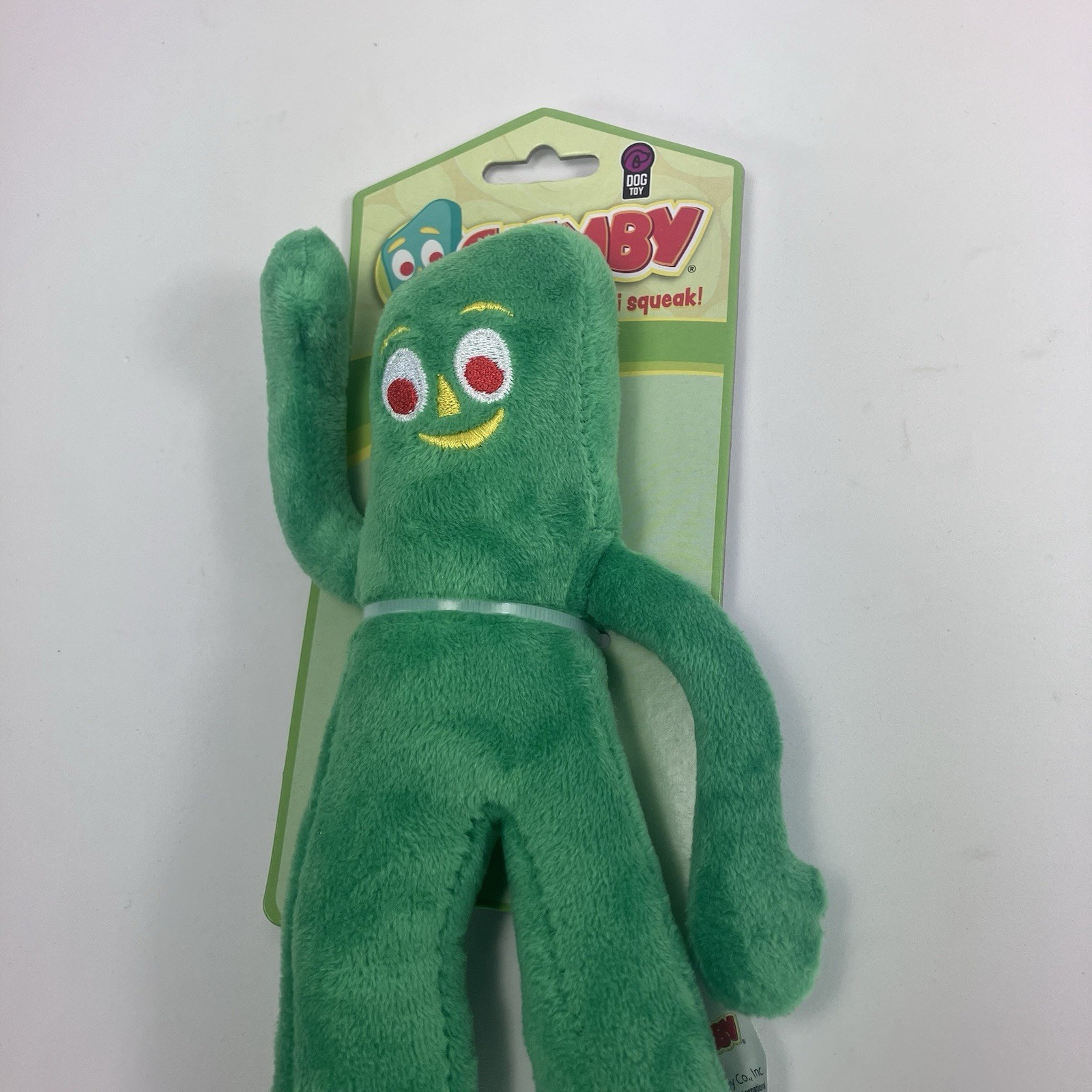 Multipet Gumby Plush Filled Dog Toy, Green, 9 inch (Pack of 