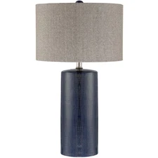 Lite Source LS-23063BLU Jacoby Table Lamp Navy Blue