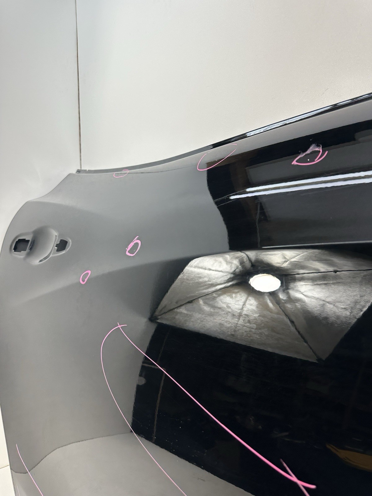2014-2017 MASERATI GHIBLI REAR PASSENGER SIDE EXTERIOR DOOR SHELL NERO PANEL