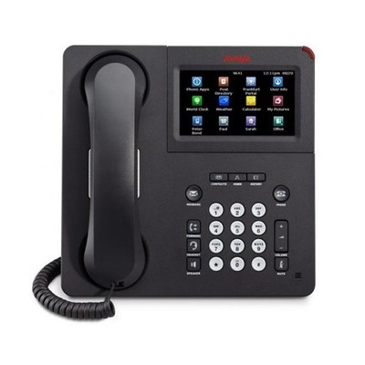 Avaya 9641GS IP Tischtelefon VoIP LCD Display 5 Leitungen schwarz 700505992