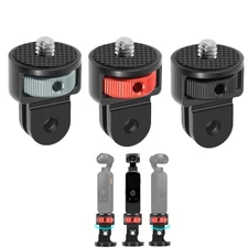 3 Colors Alloy 1/4" Screw Tripod Camera Adapte Holder For Gopro 10/9 Insta360