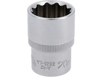 "Yato ZwöLfkant-SteckschlüSsel-Einsatz 20Mm 1/2\" YT-1282"