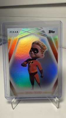2026 Topps Disney Neon   DASH PARR (The Incredibles)   RAINBOW FOIL PARALLEL #54