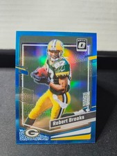 2023 Donruss Optic Light Blue Robert Brooks /299 Green Bay Packers No.69