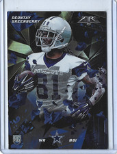 2015 Topps Fire Deontay Greenberry Silver Foil Parallel Rookie 🏈🔥Cowboys🔥🏈