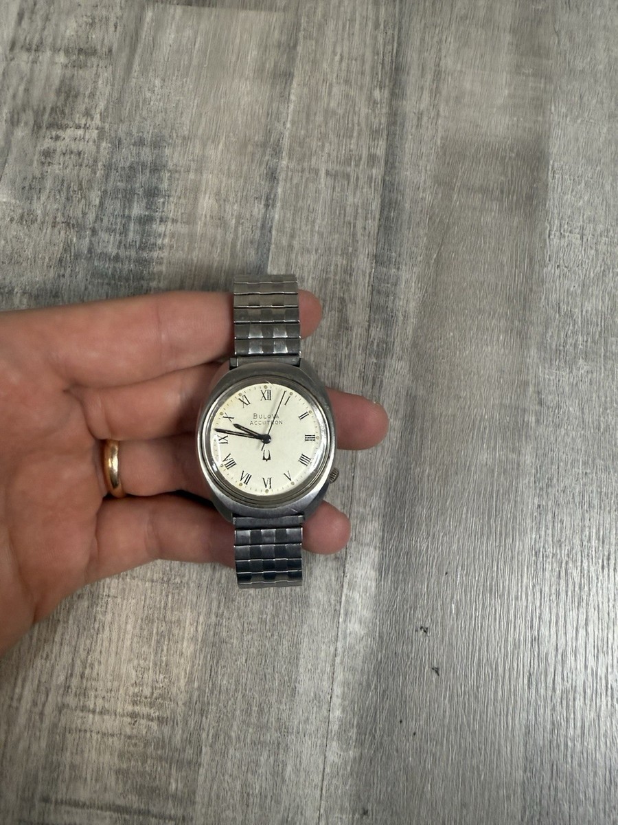 Vintage Bulova Accutron Wrist watch Men’s Bob Don Geneva N6 Silver Vintage Bulova Accutron Wrist watch Men main image 3