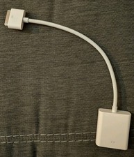 Genuine Apple 30-Pin to VGA Adapter Cable A1368 for iPhone iPad iPod