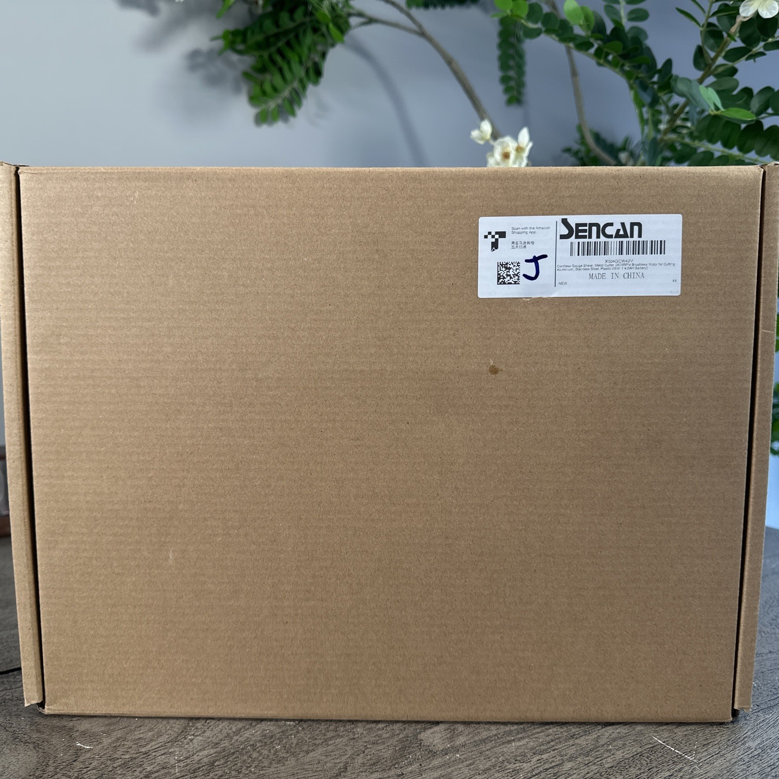 Sencan Cordless Gauge Shear Metal Cutter 2600RPM Brushless 4.0AH battery/Charger