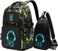 Rucksack Schulrucksack Reflektierend Wasserdicht 30L FüR Jungen MäDchen Kinder