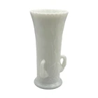 Vintage Westmoreland 3D Swan Milk Glass Vase 6.5" MCM Collectable