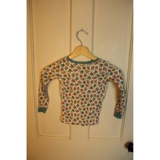 Mini Boden Floral Pajama Set Kids Size 5Y Long Sleeve Top Pants Sleepwear
