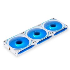 Lian-Li UNI SL120 INF Addressable RGB White 120mm Fan Triple Pack with Controlle