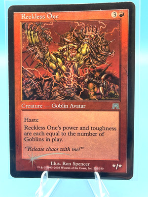 MTG Magic The Gathering Reckless One Onslaught Foil