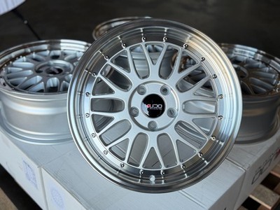 Flow Formed 17'' Wheels Rims Silver Mercedes E230 E320 C230 C280 Audi A4 VW Jetta