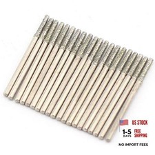 JINGLING 2mm Diamond Drill Bits Grinding Head Lapidary Tools Head Diameter 2mm