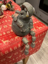 BP-KIRKLAND  S ELEPHANT STATUE SHELF SITTER FIGURINE W/DANGLY LEGS