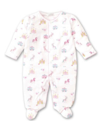 Kissy Kissy weißer Strampler mit Einhornschloss 6-9 Monate in Geschenkbox