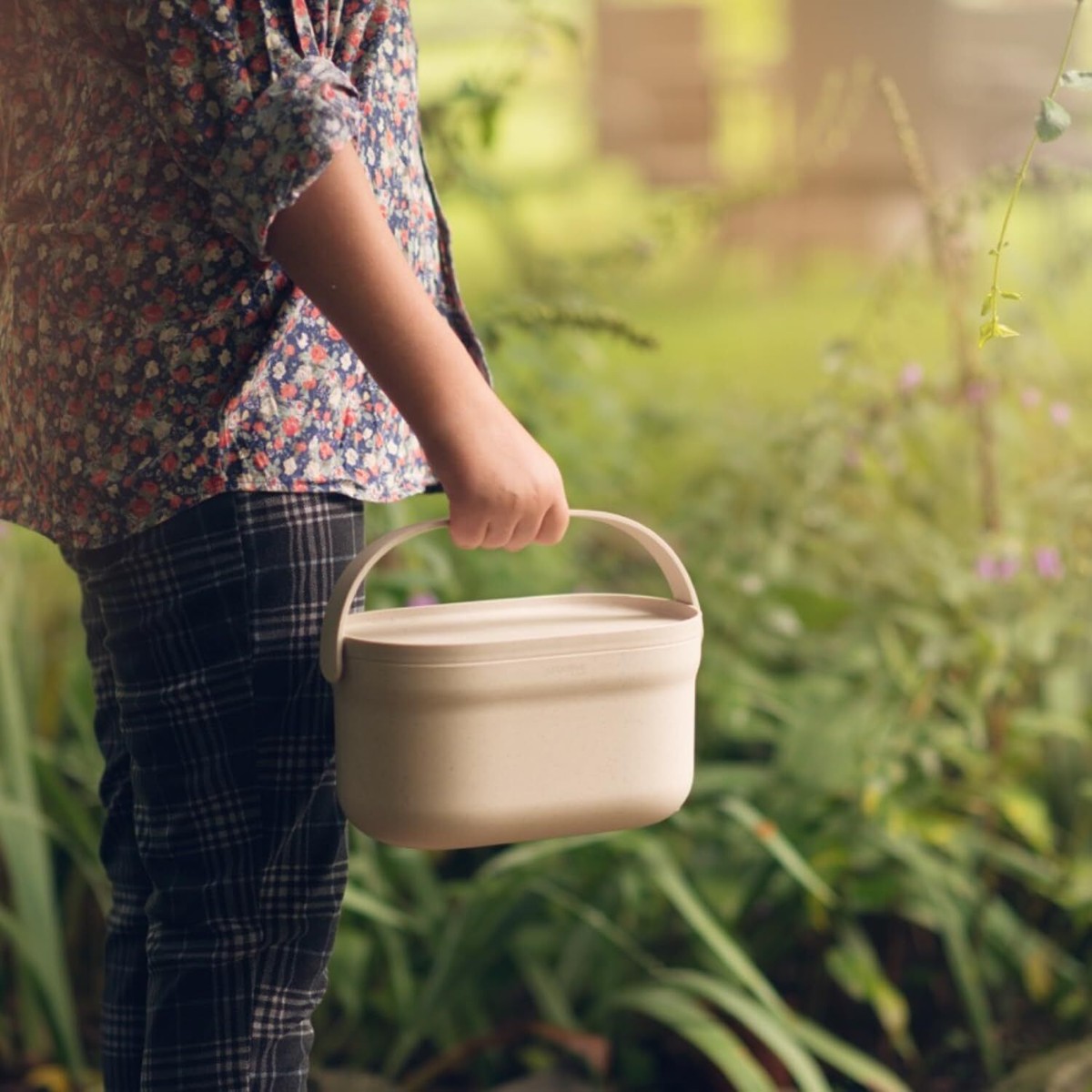 Secchio Per Compost Da Cucina 5L - Con Coperchio Appendiabile Per Rifiuti Organici - Foto 3