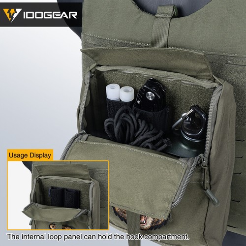 IDOGEAR Tactical Pouch Admin Pouch GP Pouch MOLLE Utility Pouch Airsoft Hunting - Picture 12 of 24