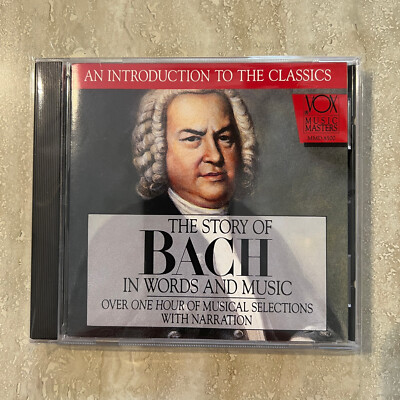 CD The Story of BACH In Words & Music Classical 1993 VOX Music Group ...
