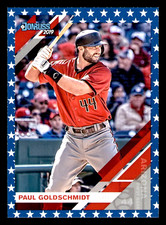 2019 Donruss Paul Goldschmidt Independence Day Variation #152