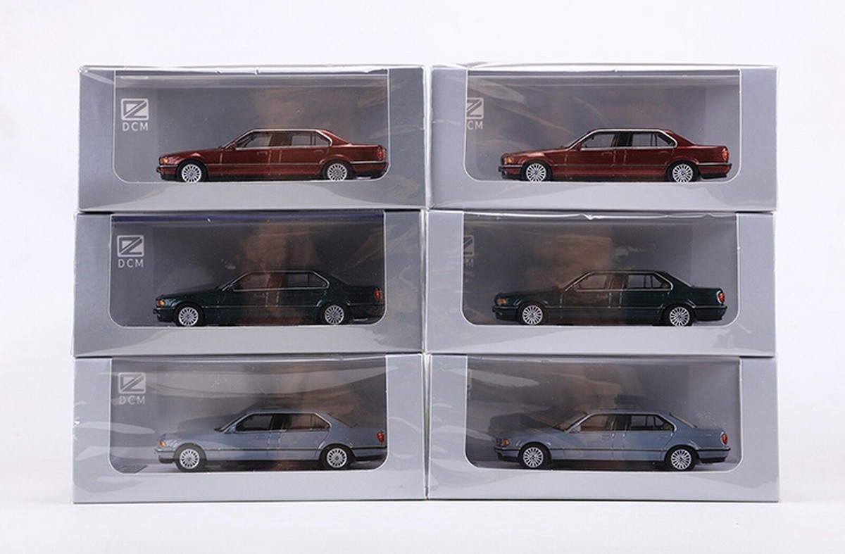Car Model Toy Gift 1/64 Scale BMW 7 Series E38 Green 98-01 Diecast
