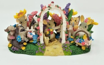 NIB Fitz and Floyd CT ''FRIENDSHIP IS A GARDEN FILLED WITH UNIQUE BEAUTY'' 98/485