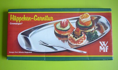 Vintage: WMF-Häppchengarnitur OvP 70er Jahre Design Wilhelm Wagenfeld