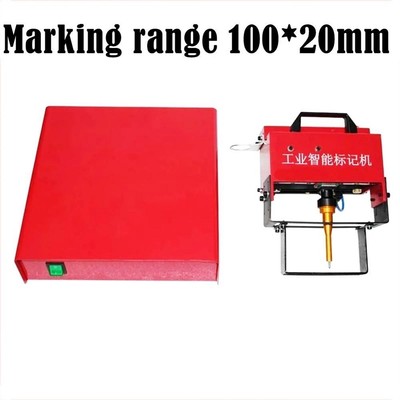 Portable Pneumatic Dot Peen Marking Machine 100*20mm for VIN Code Chassis Number