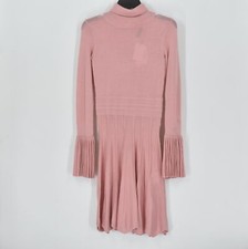 Women's Caara Pleated Cuff Sweater Dress, Size X-Small - Pink 