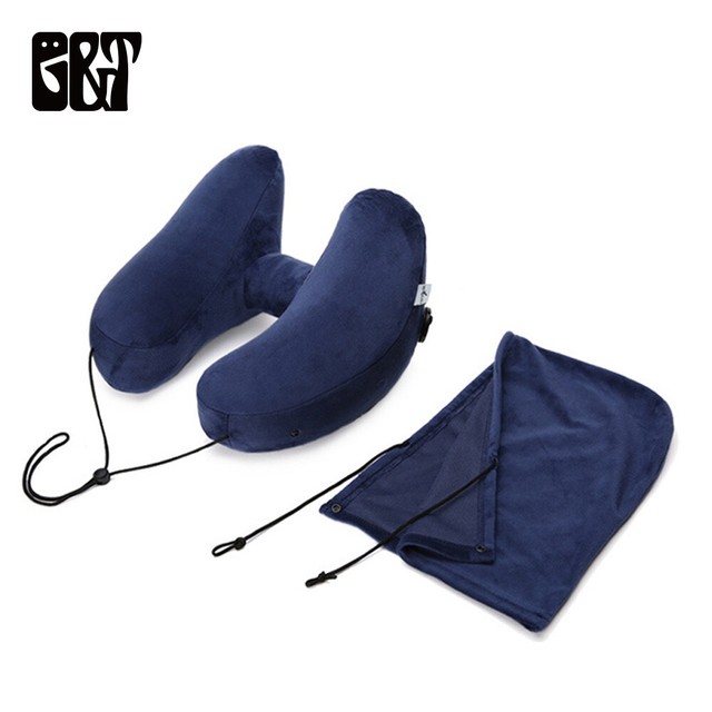 Samsonite Inflatable Neck Pillow With Travel Pouch For Sale Online