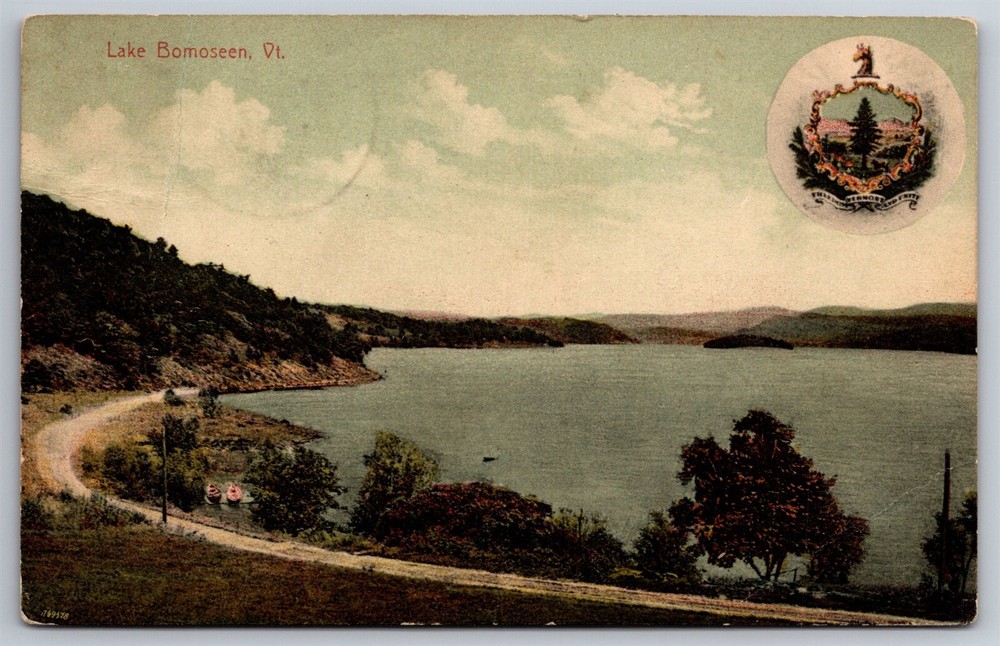 Lake Bomoseen Vermont C1911 Postcard P16