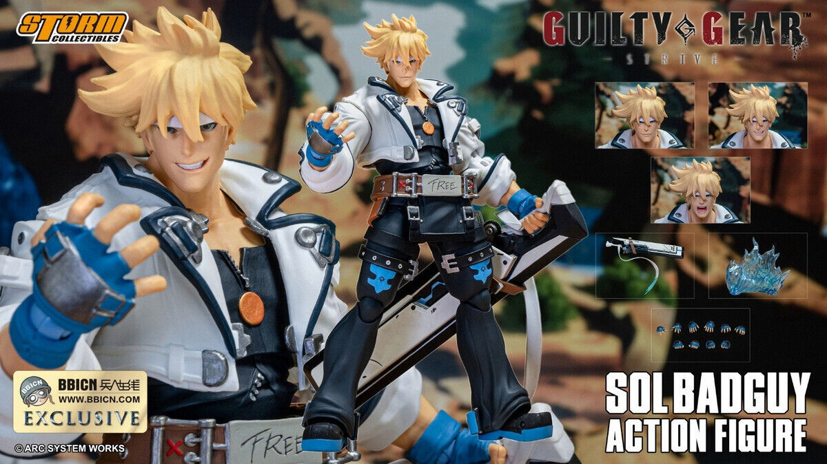 Storm Toys ACSB01BL 1/12 Guilty Gear SOL BADGUY Action