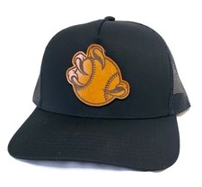 Caps, Trucker cap, Snap back, Black cap, Leather patch cap, Leather patch design
