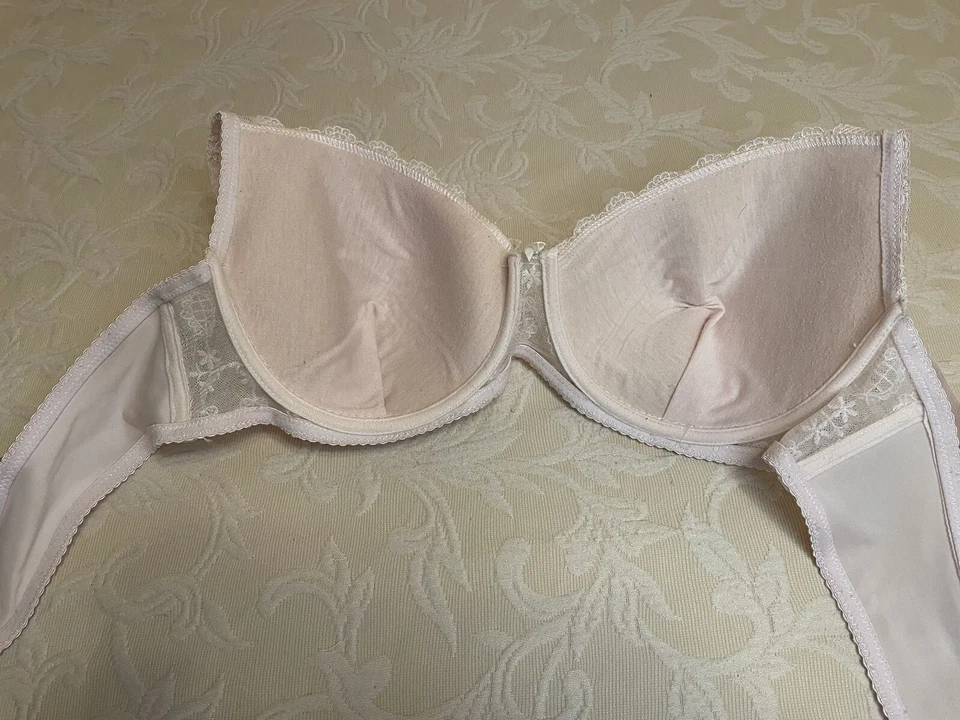 Sujetador Rampage Intimates Rosa Encaje Push-up Con Aros Cierre Trasero 40D Foto 3 de 4